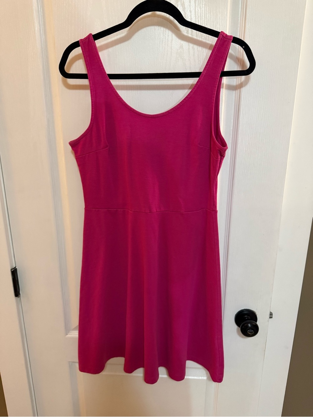 Old Navy Hot Pink Scoop Neck Dress